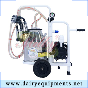 double cow milking machine