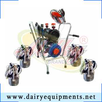 floor mounted single animal milking machine