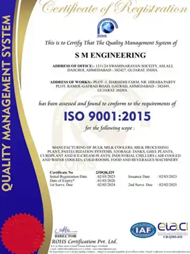 iso certificate